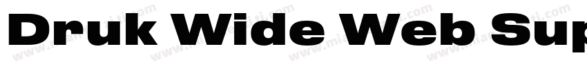 Druk Wide Web Super字体转换